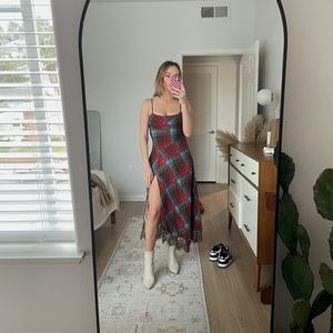 Urban outfitter plaid dress